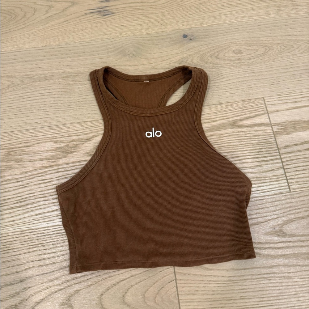 ALO Yoga Women's Chocolate Brown Tank Top